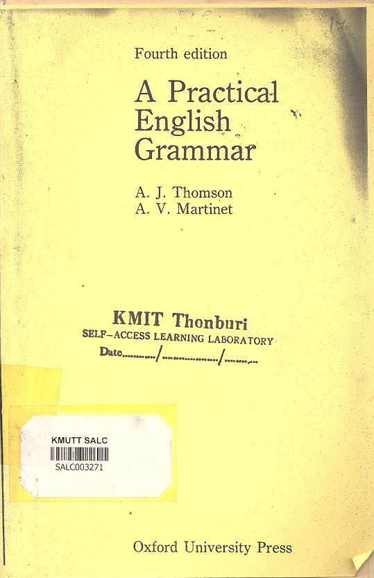 A Practical English grammar: Fourth Edition
