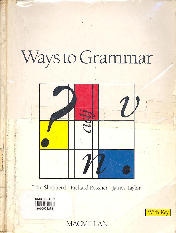 Ways To Grammar (with key)