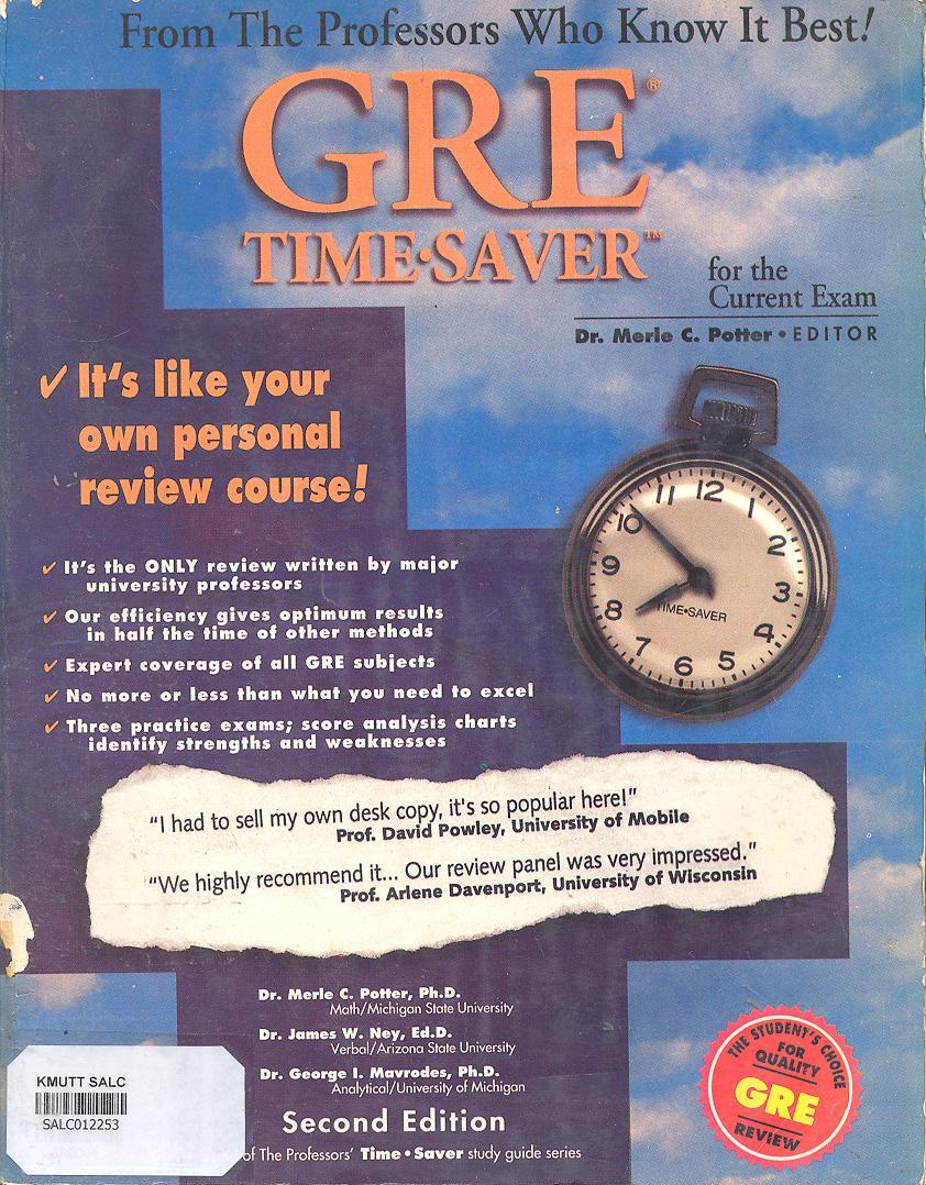 GRE Time Saver
