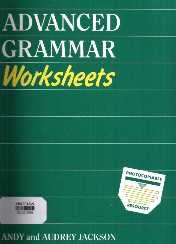 Advanced Grammar Worksheets