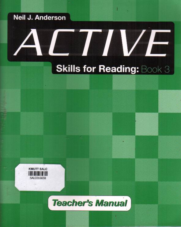 Active skills for Reading: Book3: Teacher's Manual