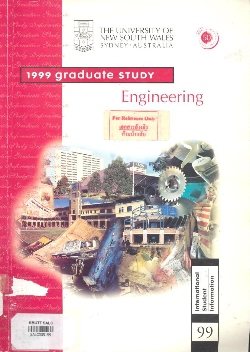 1999 Graduate Study Engineering