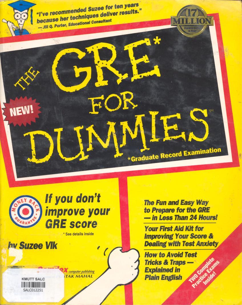 GRE for Dummies