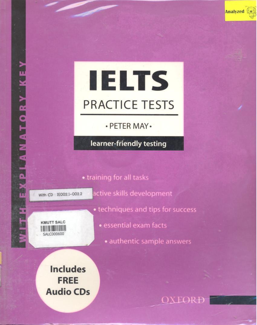 IELTS Practice Tests with explanatory key