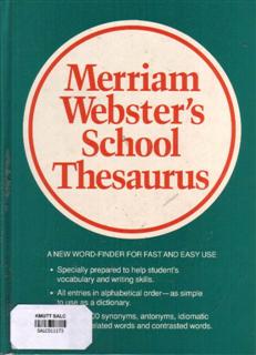 Merriam-Websters School Thesaurus
