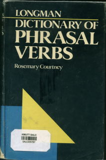 Longman Dictionary of Phrasal Verbs