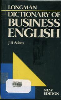 Dictionary of Business English
