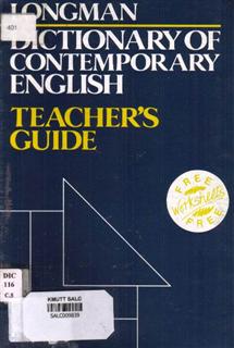 Dictionary of Contemporary English Teachers Guide (sample)