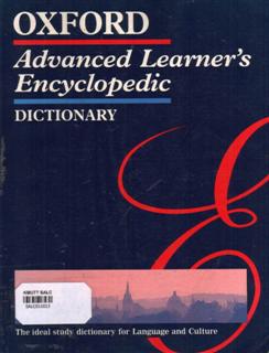Oxford Advanced Learner's Encyclopedic Dictionary