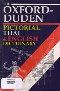 The Oxford-duden Pictorial Thai & English Dictionary