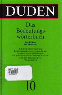 Duden Das Bedeutungs-worterbuch