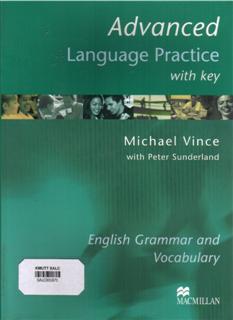 Advanced Language Practice