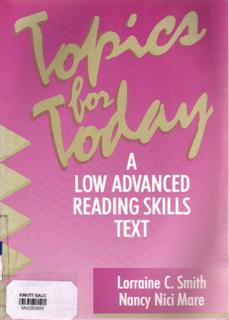 Topics for Today: Low Advanced