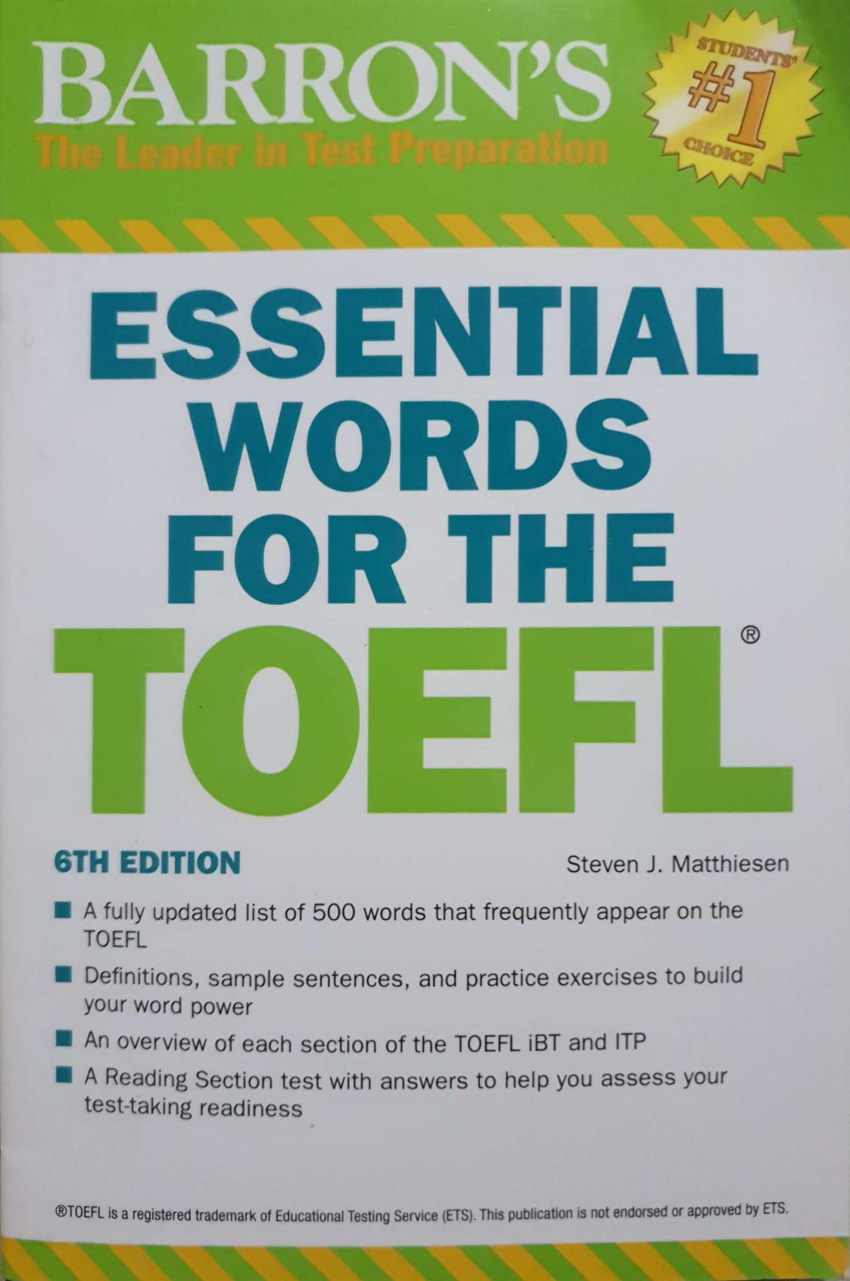 Essential Words for the TOEFL (7th Edition)