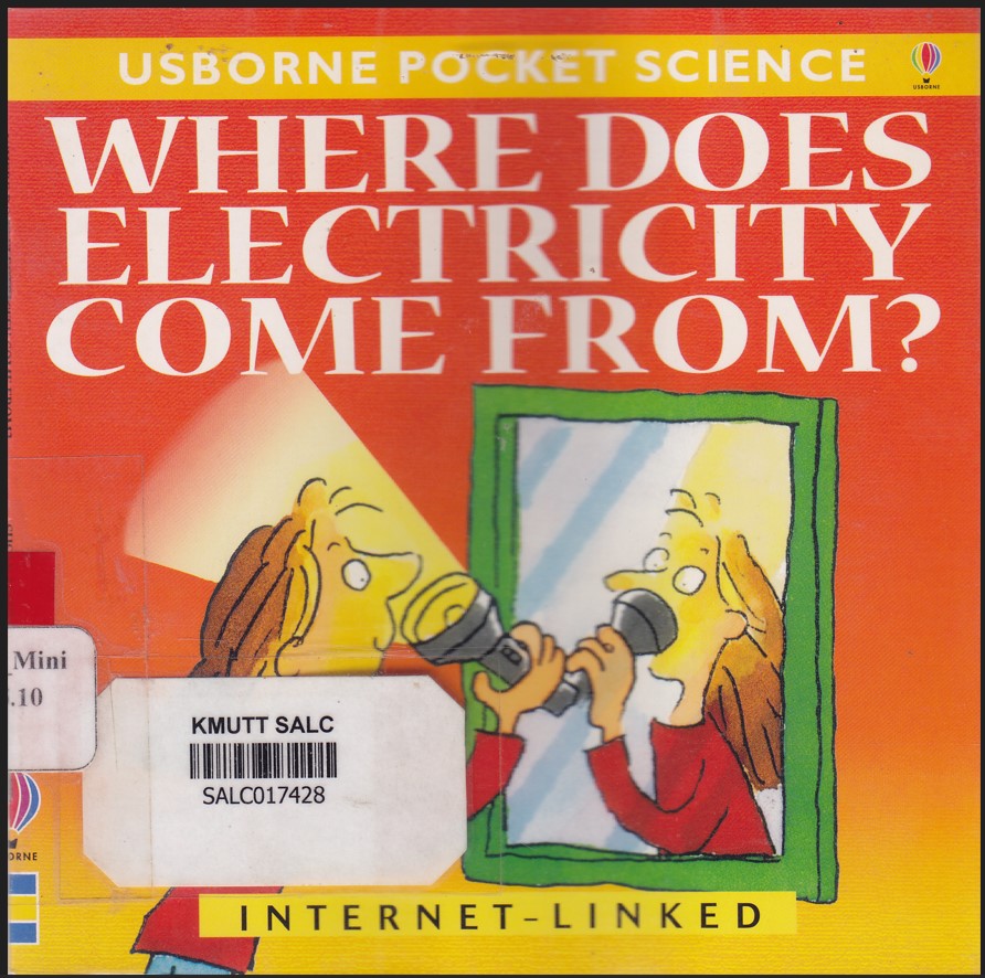 Where does electricity come from?:  Usborne Pocket Science