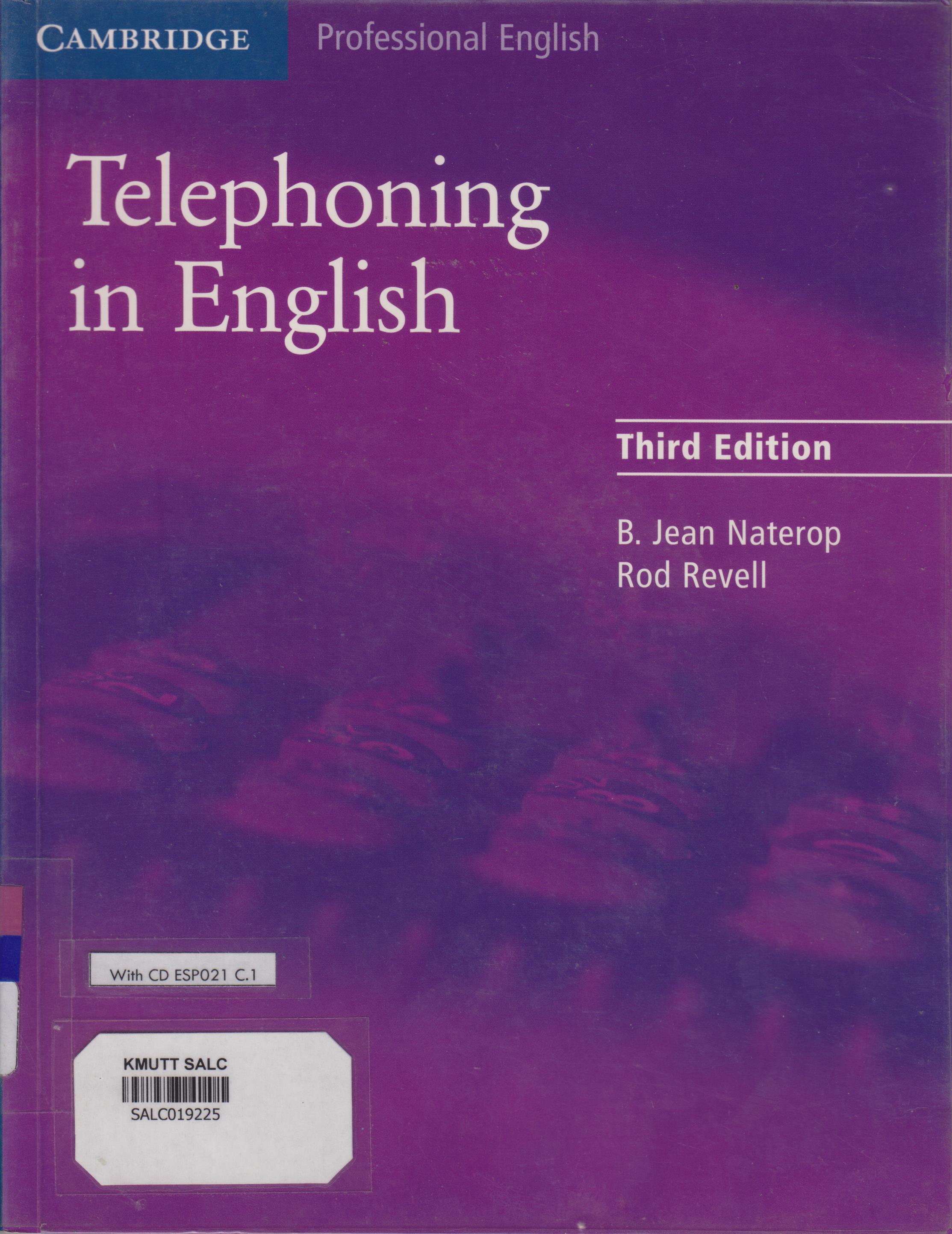 Telephoning in English: Third Edition