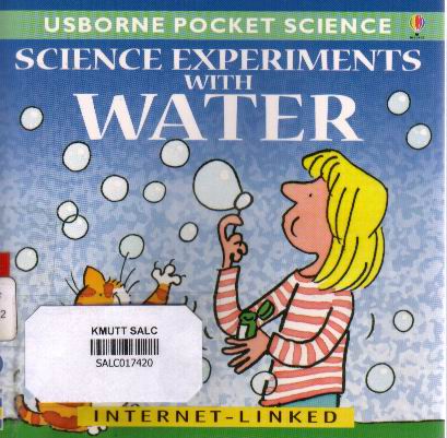 Science experiments with water: Usborne Pocket Science